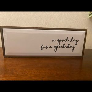 A good day for a good day decor